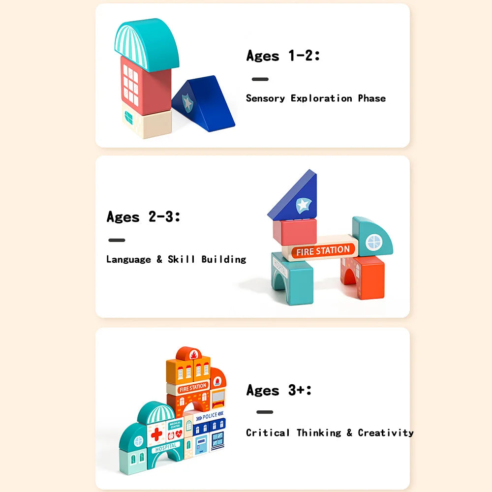 Wooden City Planning Creative Set