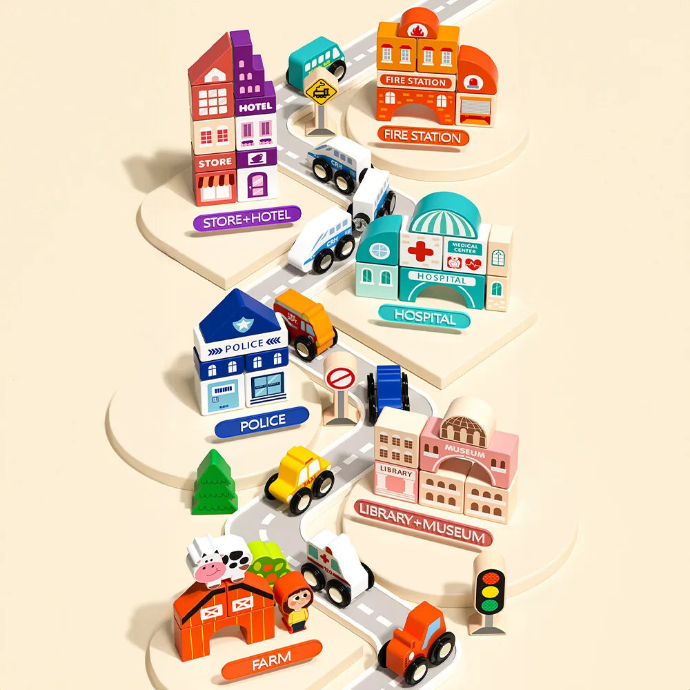 Wooden City Planning Creative Set