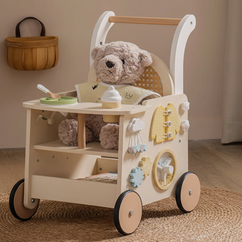 Little Walker's 3-in-1 Wooden Baby Walker
