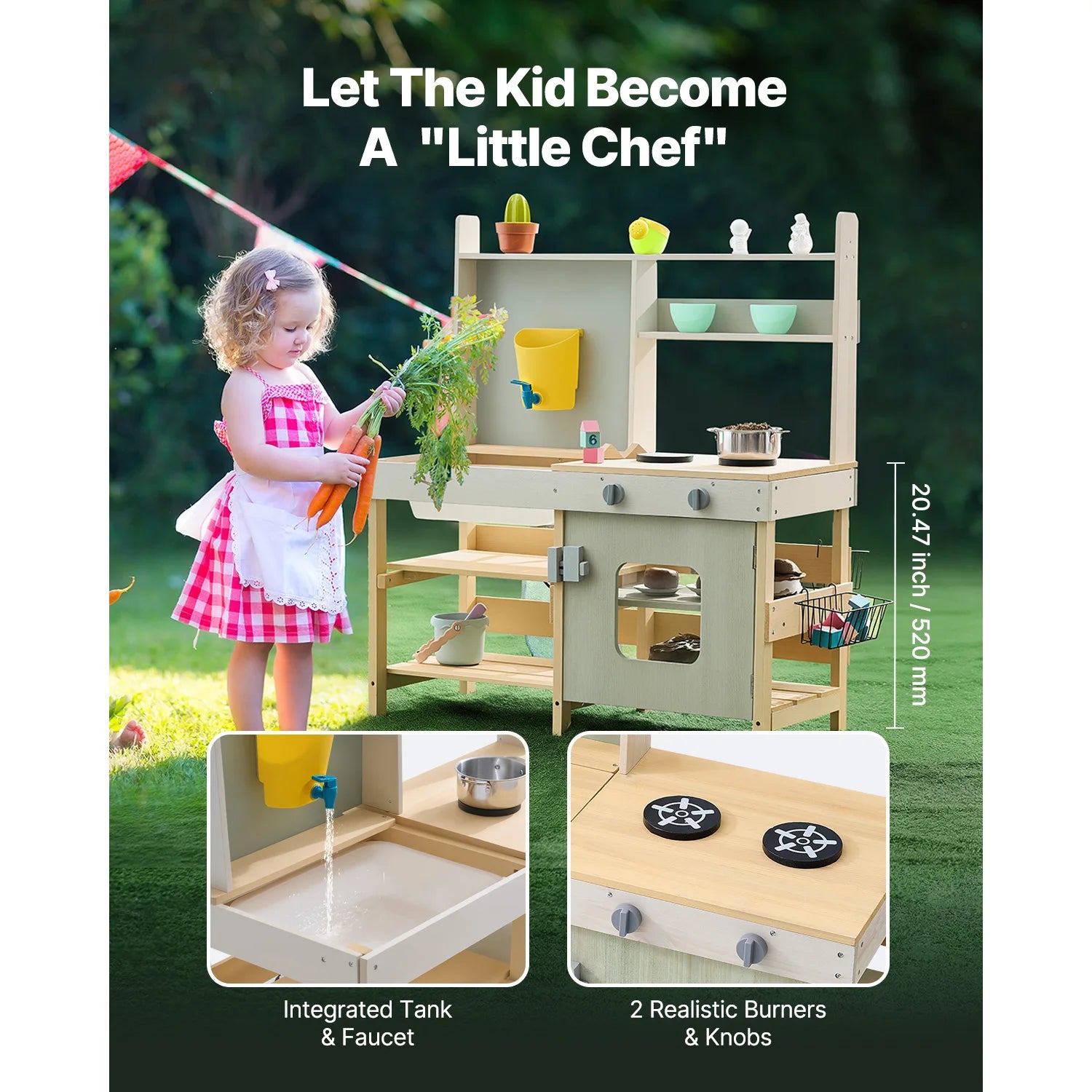 Little Chef's Mud Kitchen