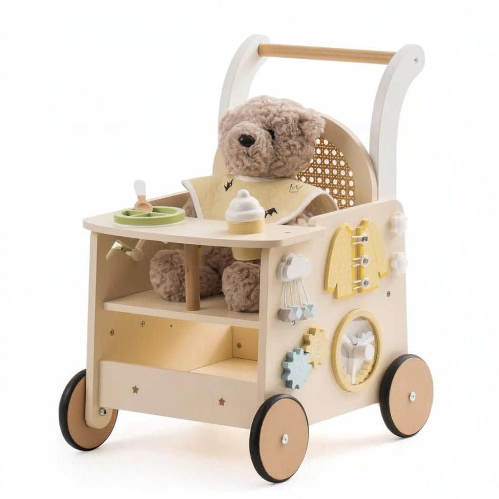 Little Walker's 3-in-1 Wooden Baby Walker