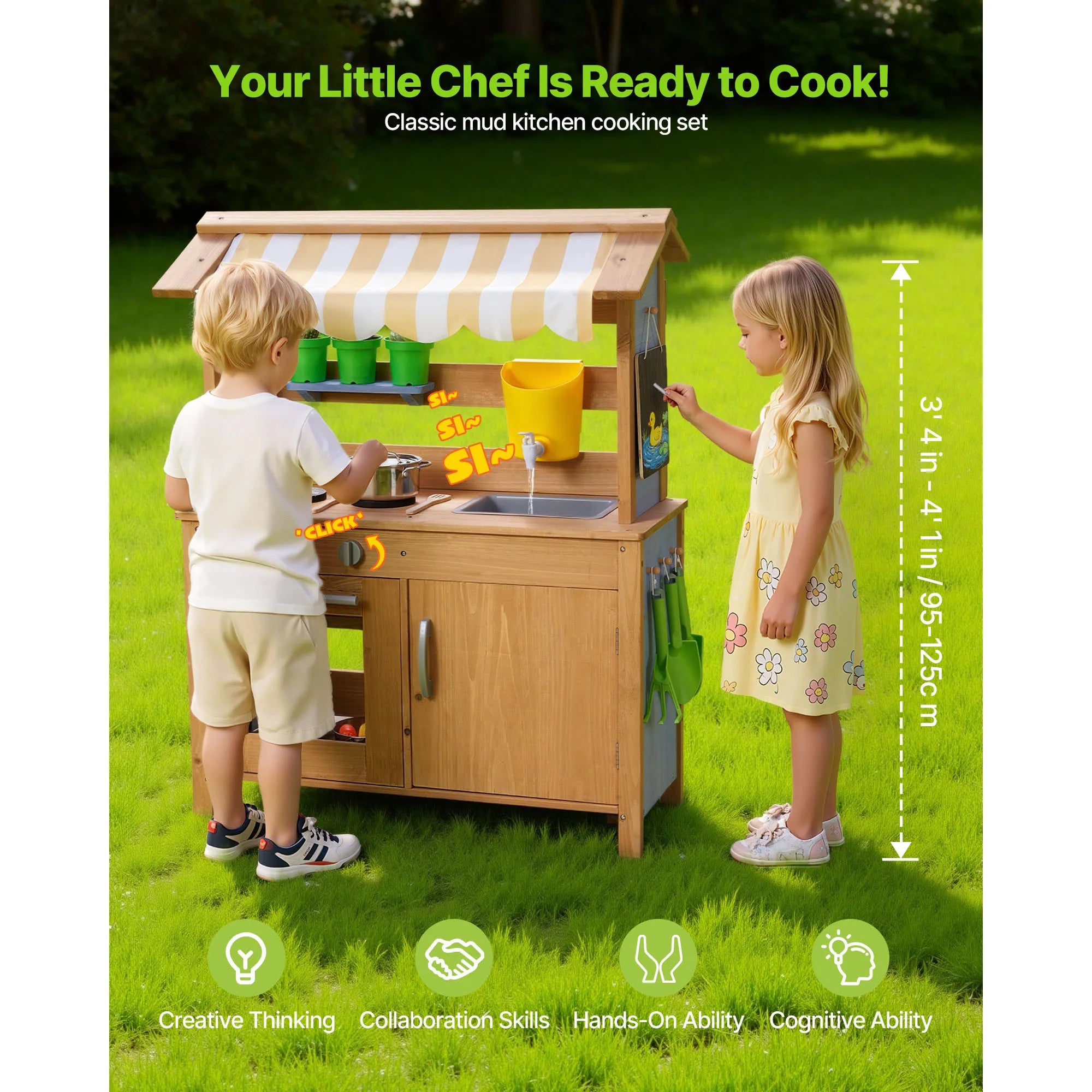 Junior Chef's Mud Kitchen