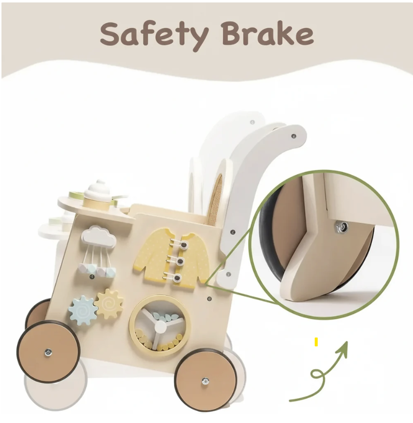 Little Walker's 3-in-1 Wooden Baby Walker