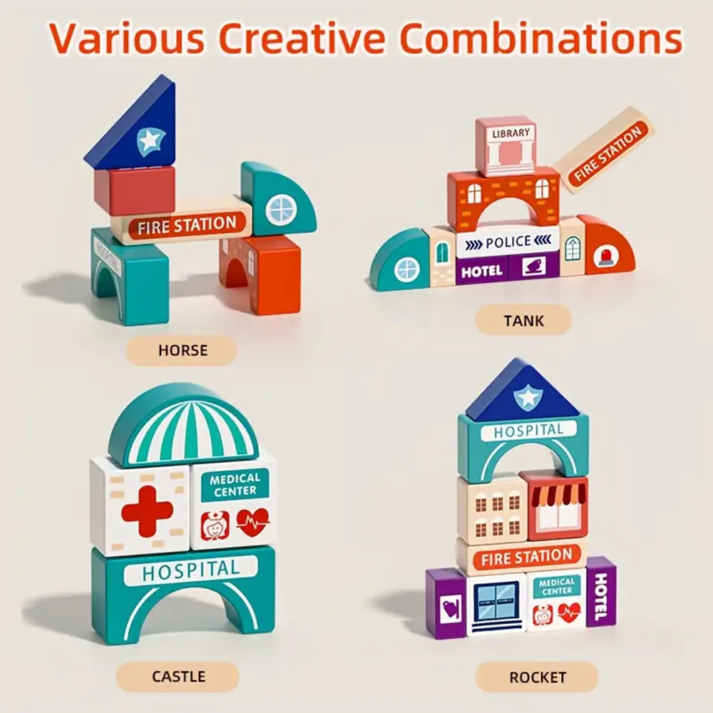 Wooden City Planning Creative Set