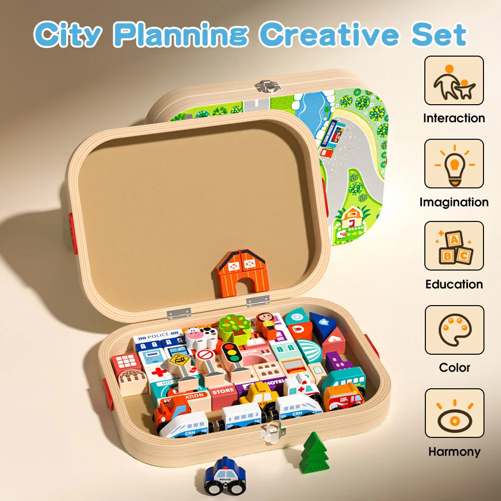 Wooden City Planning Creative Set