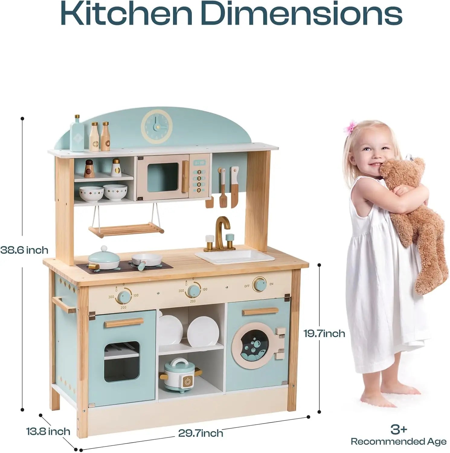 Little Chef's Kitchen Playset with Realistic Sound