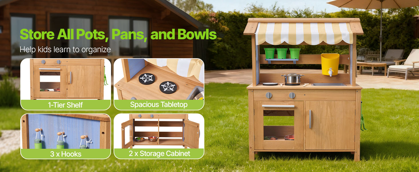 Junior Chef's Mud Kitchen